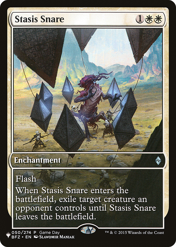 Stasis Snare (LIST-PBFZ-50) [Mystery Booster] The List MTG Single Wizards of the Coast
