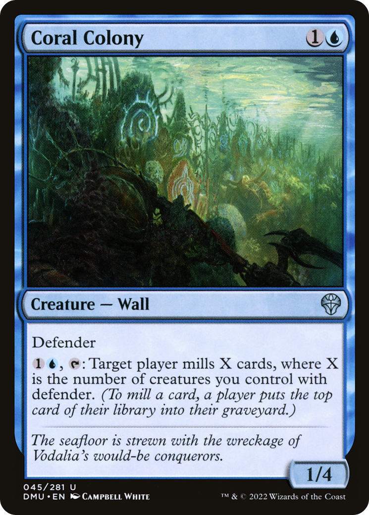 Coral Colony (DMU-045) [Dominaria United] Foil MTG Single Wizards of the Coast