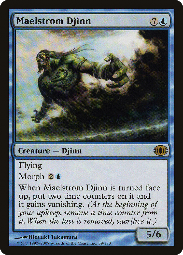 Maelstrom Djinn (FUT-039) [Future Sight] Foil MTG Single Wizards of the Coast