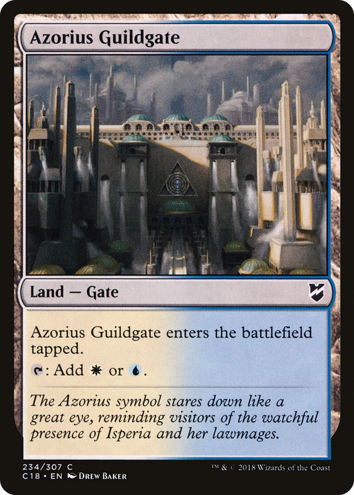 Azorius Guildgate (C18-234) [Commander 2018] MTG Single Wizards of the Coast