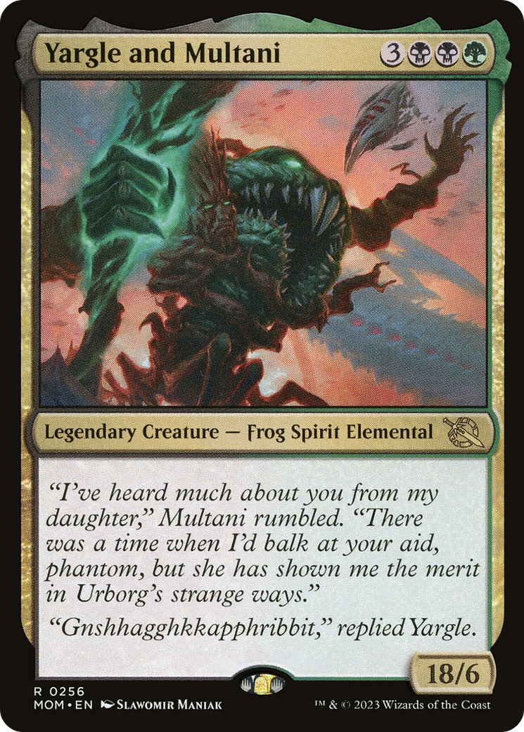 Yargle and Multani (MOM-256) [March of the Machine] Foil MTG Single Wizards of the Coast