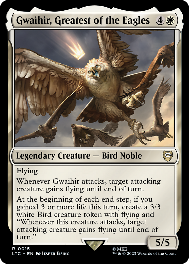 Gwaihir, Greatest of the Eagles (LTC-015) [Tales of Middle-earth Commander] MTG Single Wizards of the Coast