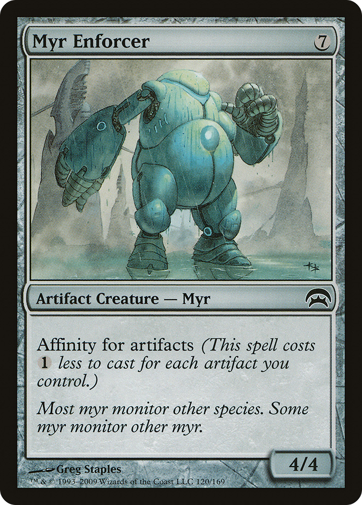 Myr Enforcer (HOP-120) [Misc] Planechase MTG Single Wizards of the Coast