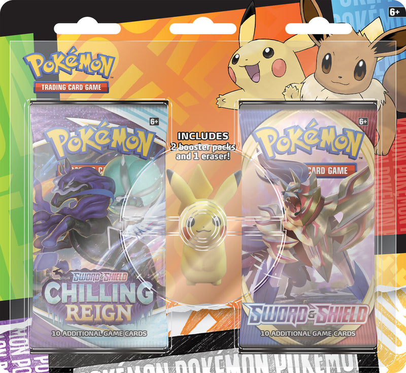 Pokémon Back to School Eraser Blister (Pikachu) Pokemon Sealed Pokémon   