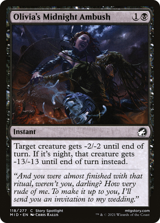 Olivia's Midnight Ambush (MID-118) [Innistrad: Midnight Hunt] MTG Single Wizards of the Coast