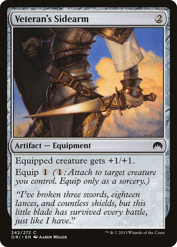 Veteran's Sidearm (ORI-242) [Magic Origins] Foil MTG Single Wizards of the Coast