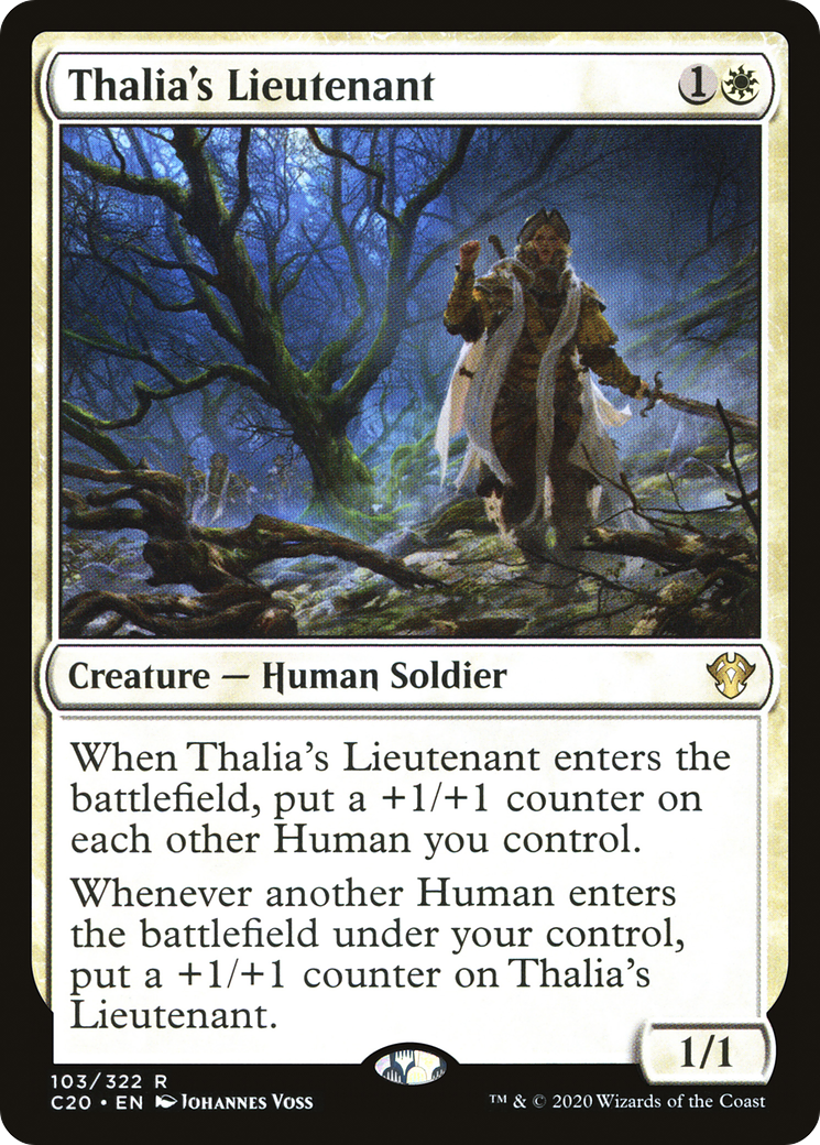 Thalia's Lieutenant (C20-103) [Commander 2020] MTG Single Wizards of the Coast