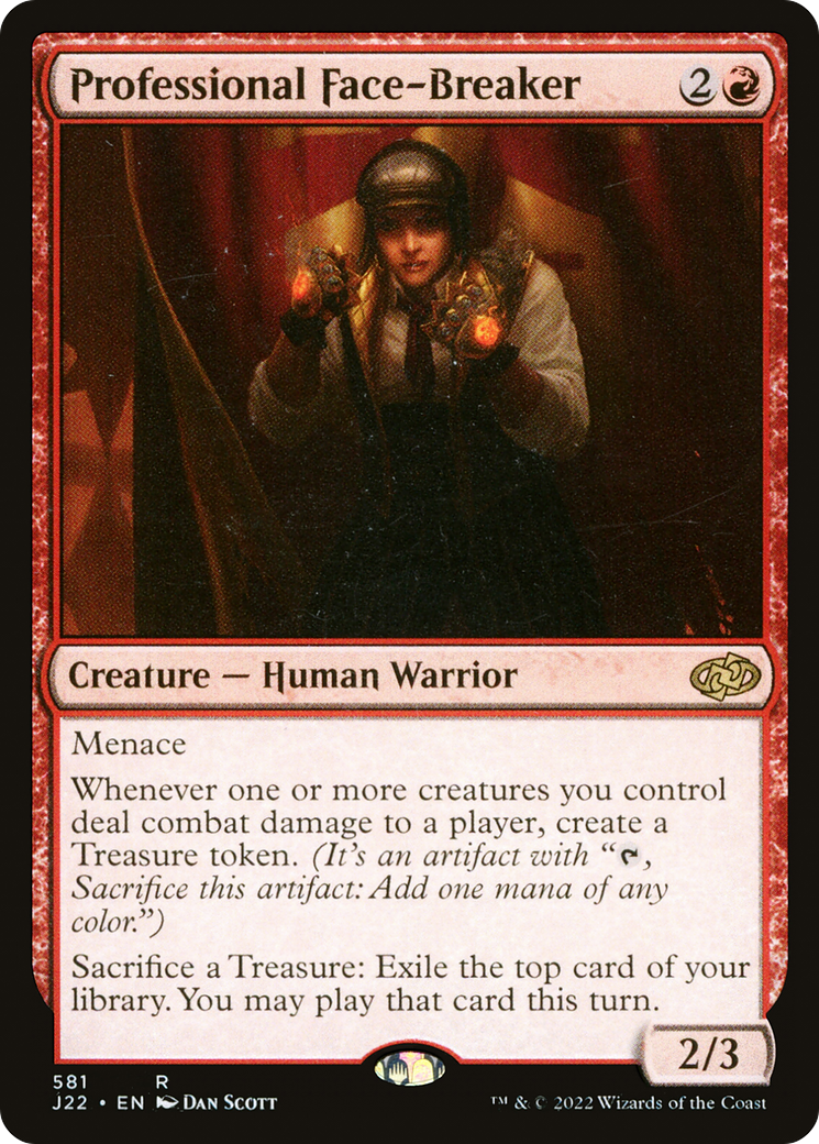 Professional Face-Breaker (J22-581) [Jumpstart 2022] MTG Single Wizards of the Coast