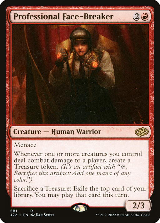 Professional Face-Breaker (J22-581) [Jumpstart 2022] MTG Single Wizards of the Coast