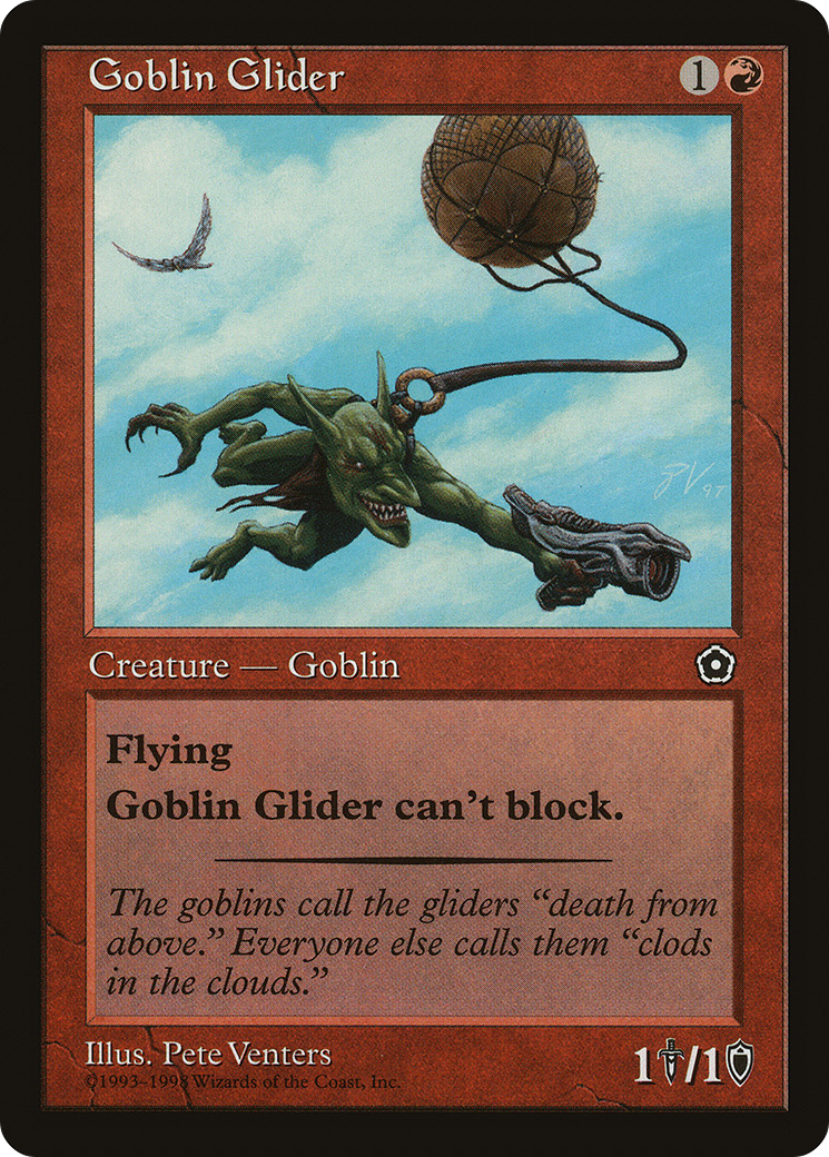 Goblin Glider [Portal Second Age] MTG Single Magic: The Gathering