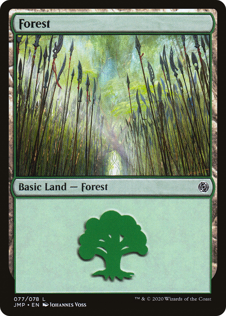 Forest (77) (JMP-077) [Jumpstart] MTG Single Wizards of the Coast