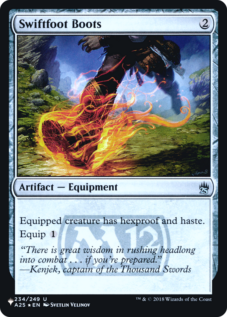 Swiftfoot Boots (PLST-A25-234) [Mystery Booster] The List MTG Single Wizards of the Coast