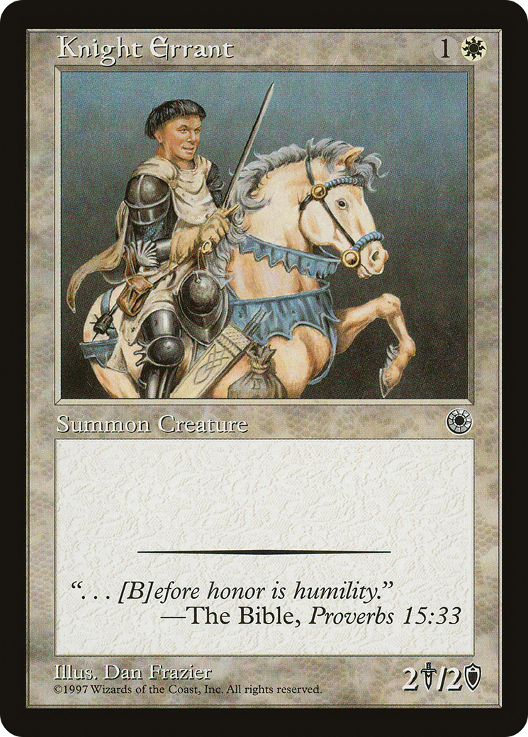Knight Errant (POR-020) [Misc] Portal MTG Single Wizards of the Coast