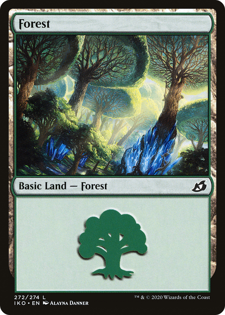 Forest (IKO-272) [Ikoria: Lair of Behemoths] Foil MTG Single Wizards of the Coast