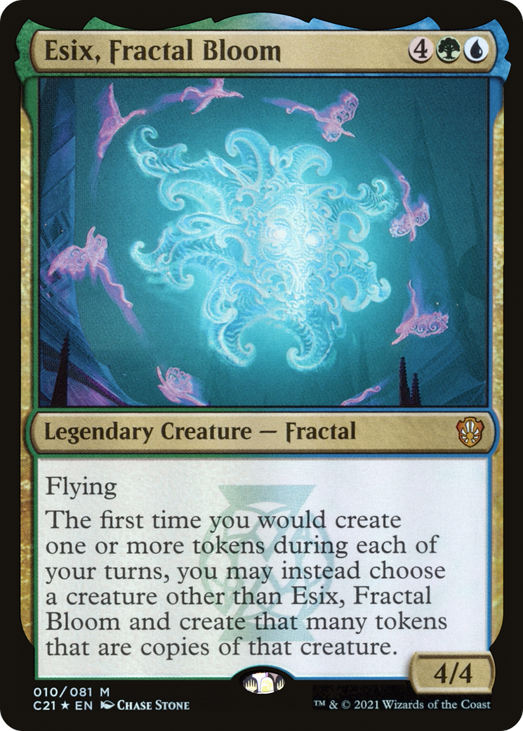 Esix, Fractal Bloom (C21-010) [Commander 2021] Foil MTG Single Wizards of the Coast