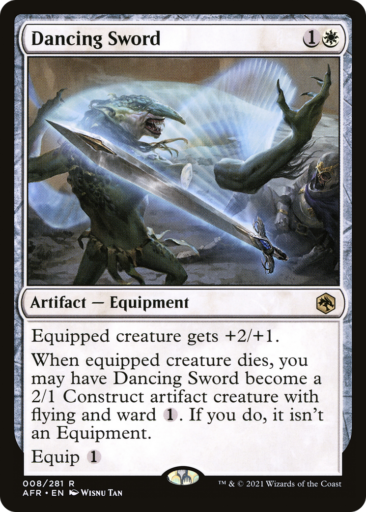 Dancing Sword (AFR-008) [Adventures in the Forgotten Realms] MTG Single Wizards of the Coast