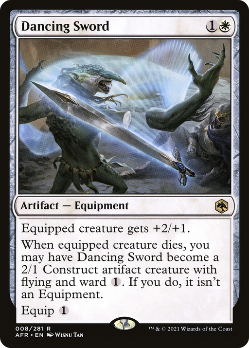 Dancing Sword (AFR-008) [Adventures in the Forgotten Realms] MTG Single Wizards of the Coast