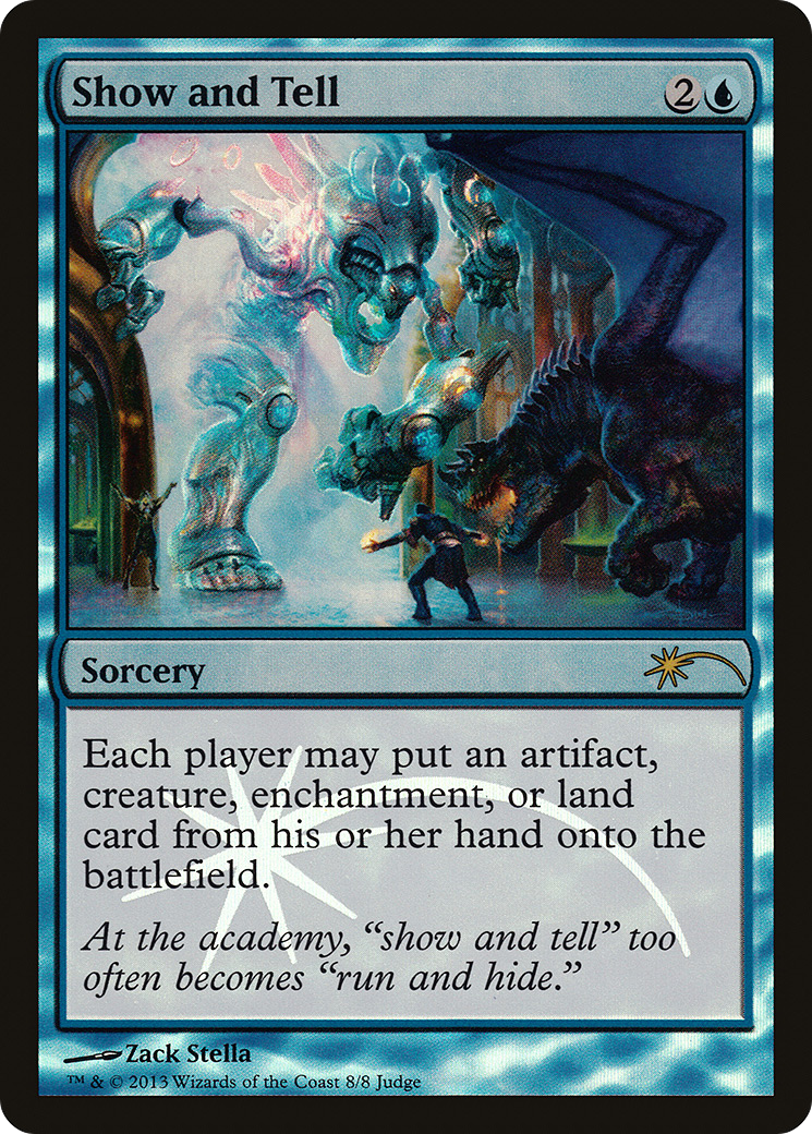 Show and Tell (JDG-008) [Misc] Judge Gift Cards 2013 Foil MTG Single Wizards of the Coast