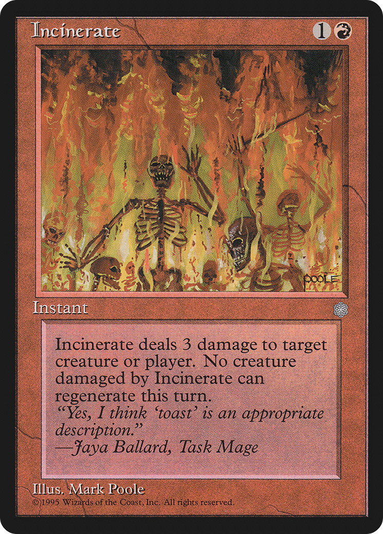 Incinerate (ICE-194) [Ice Age] MTG Single Wizards of the Coast