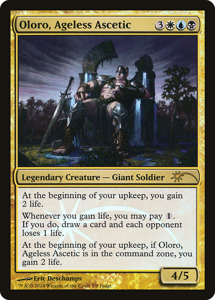 Oloro, Ageless Ascetic (JDG-009) [Misc] Judge Gift Cards 2014 Foil MTG Single Wizards of the Coast