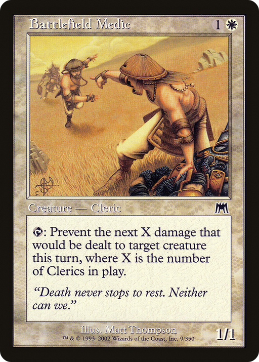 Battlefield Medic (ONS-009) [Onslaught] MTG Single Wizards of the Coast