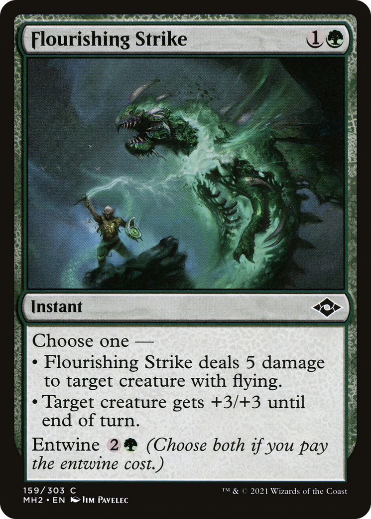 Flourishing Strike (MH2-159) [Modern Horizons 2] Foil MTG Single Wizards of the Coast