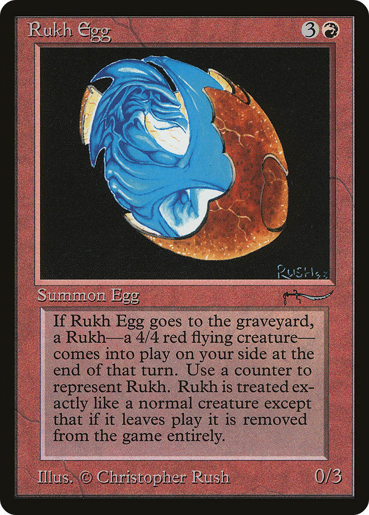 Rukh Egg (Light) (ARN-) [Oldschool] Arabian Nights MTG Single Wizards of the Coast