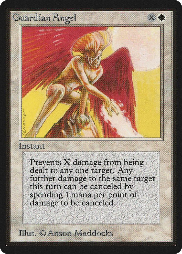 Guardian Angel (LEB-022) [Oldschool] Limited Edition Beta MTG Single Wizards of the Coast