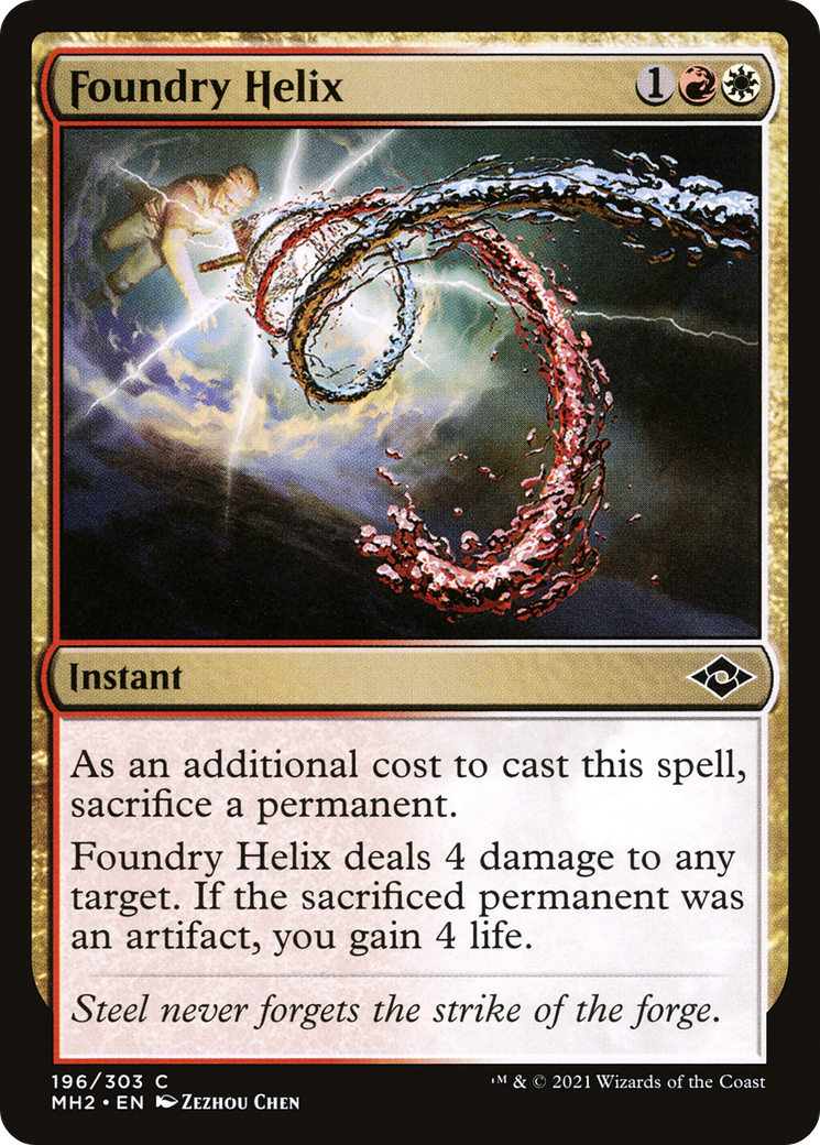 Foundry Helix (MH2-196) [Modern Horizons 2] MTG Single Modern Horizons 2