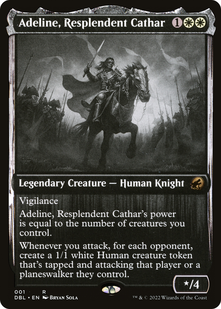 Adeline, Resplendent Cathar (DBL-001) [Innistrad: Double Feature] MTG Single Wizards of the Coast