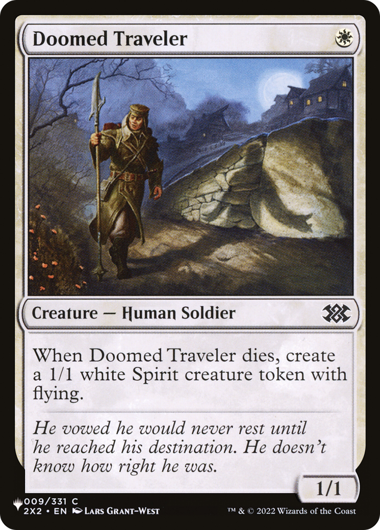 Doomed Traveler (LIST-2X2-9) [Mystery Booster] The List MTG Single Wizards of the Coast