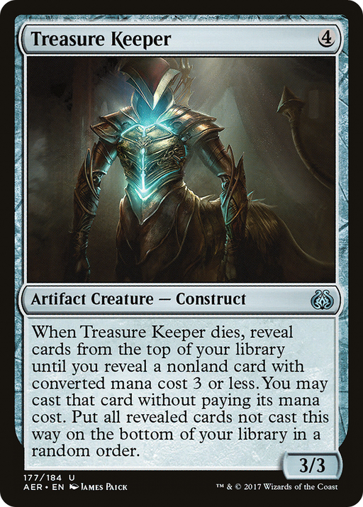 Treasure Keeper (AER-177) [Aether Revolt] MTG Single Wizards of the Coast