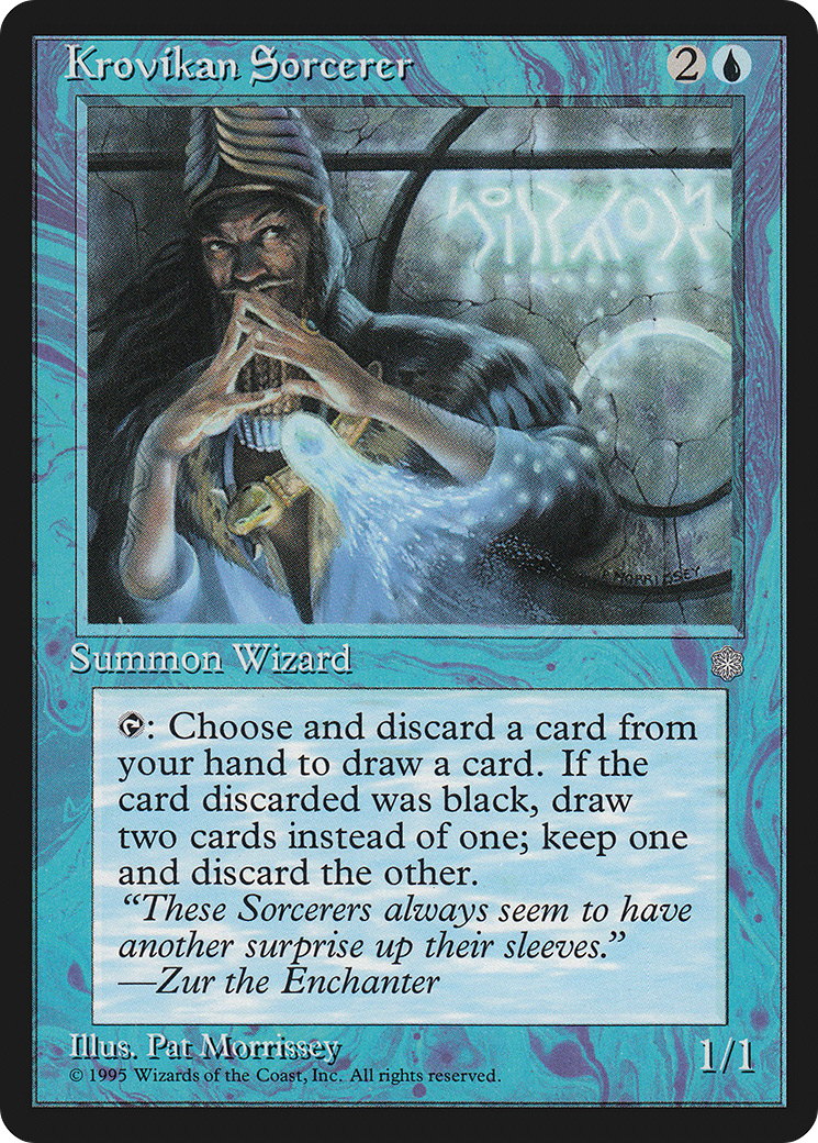 Krovikan Sorcerer (ICE-081) [Ice Age] MTG Single Wizards of the Coast