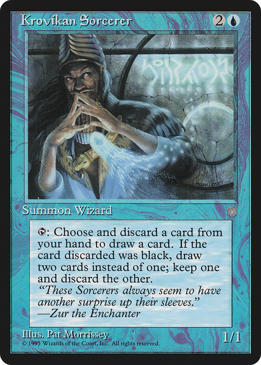Krovikan Sorcerer (ICE-081) [Ice Age] MTG Single Wizards of the Coast