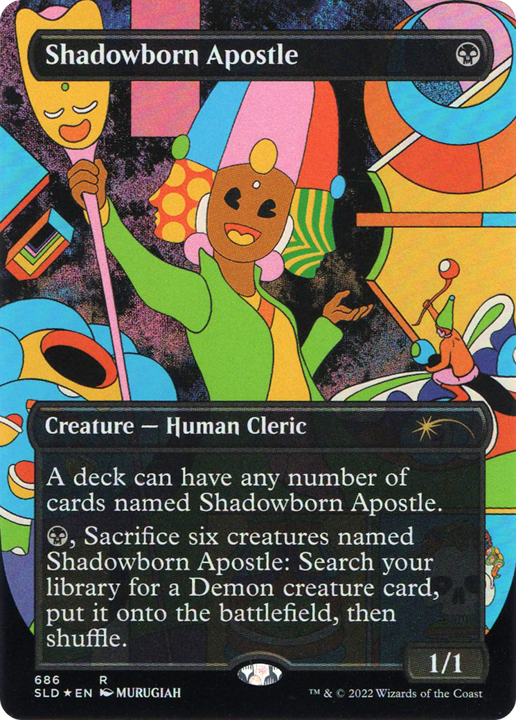 Shadowborn Apostle (686) (SLD-686) [Secret Lair Drop] (Borderless) Foil