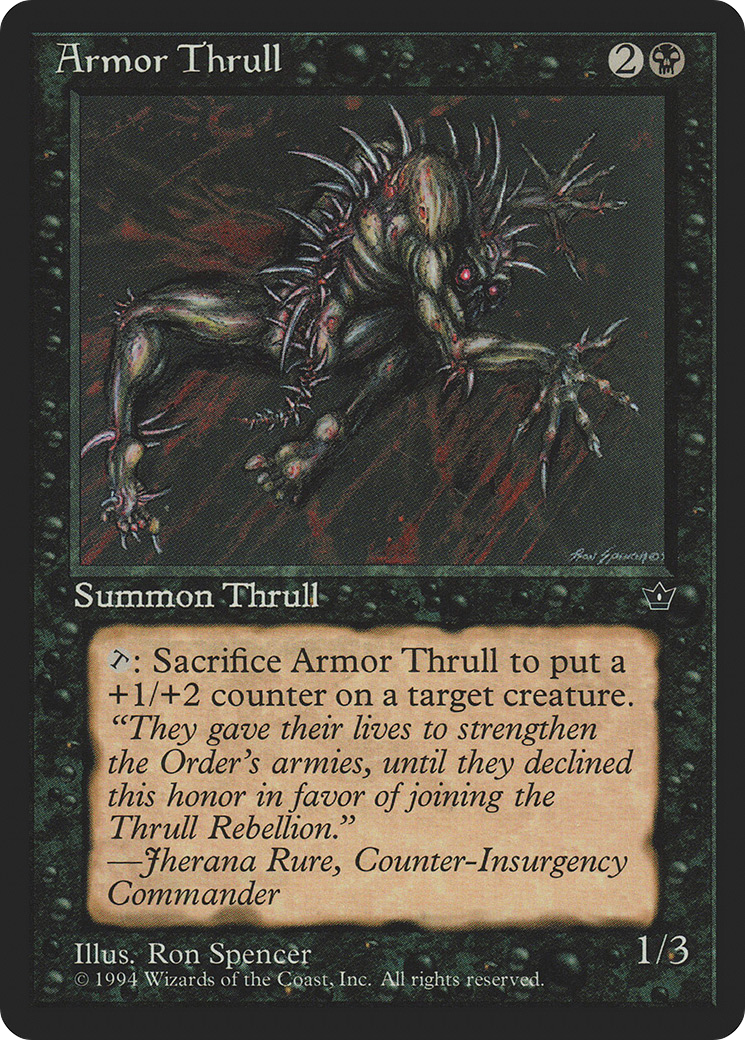 Armor Thrull (FEM-33B) [Fallen Empires] MTG Single Wizards of the Coast