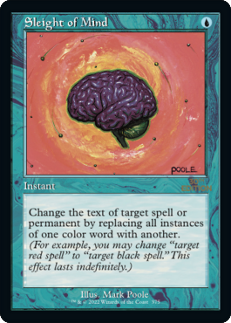 Sleight of Mind (30A-375) [30th Anniversary Edition] MTG Single Wizards of the Coast