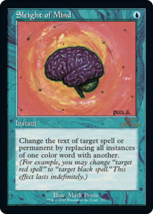 Sleight of Mind (30A-375) [30th Anniversary Edition] MTG Single Wizards of the Coast