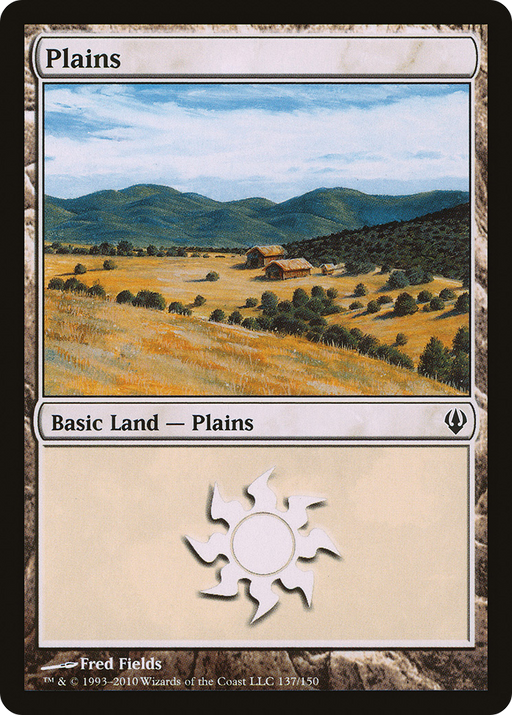 Plains (ARC-137) [Misc] Archenemy MTG Single Wizards of the Coast