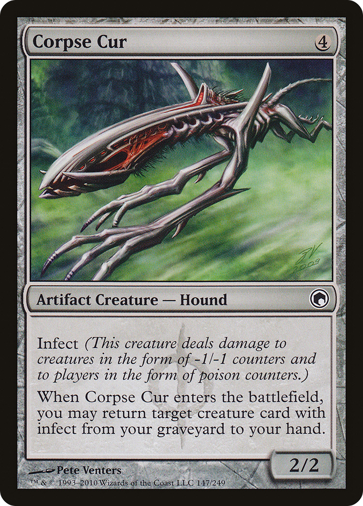 Corpse Cur (SOM-147) [Scars of Mirrodin] Foil MTG Single Wizards of the Coast