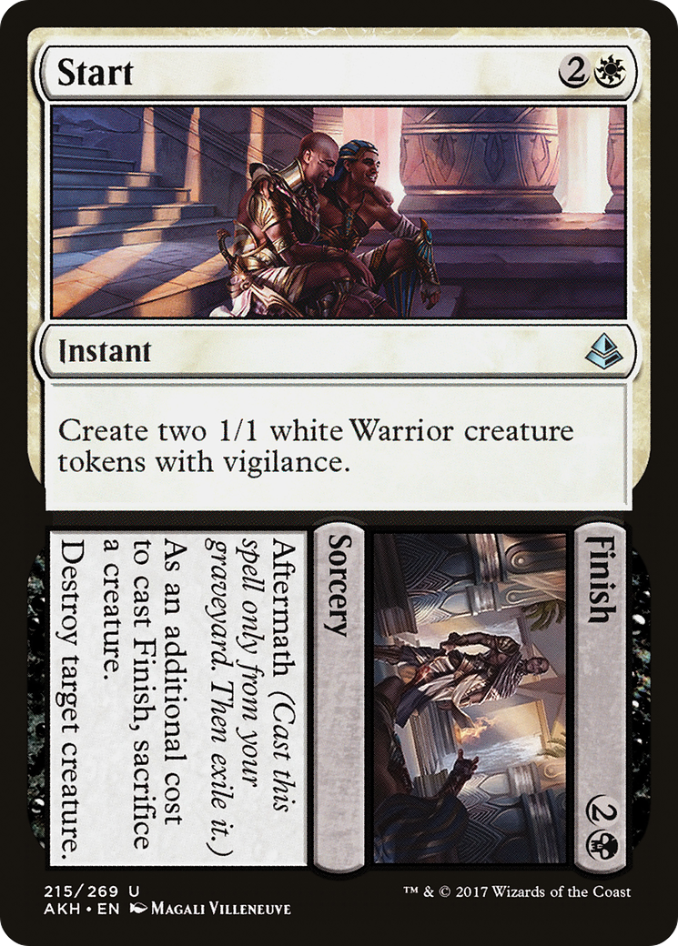 Start // Finish (AKH-215) [Amonkhet] Foil MTG Single Wizards of the Coast