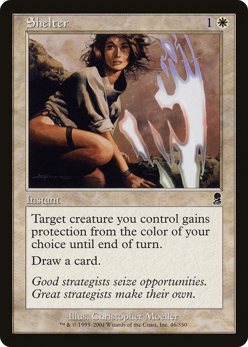Shelter (ODY-046) [Odyssey] Foil MTG Single Wizards of the Coast