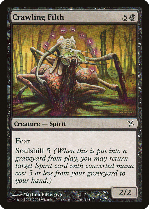 Crawling Filth (BOK-064) [Betrayers of Kamigawa] MTG Single Wizards of the Coast