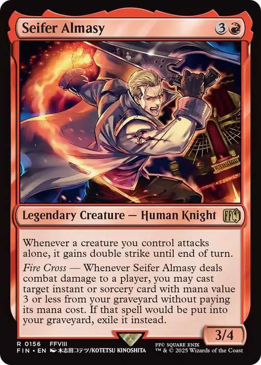 Seifer Almasy (FIN-156) [FINAL FANTASY] Foil MTG Single Wizards of the Coast