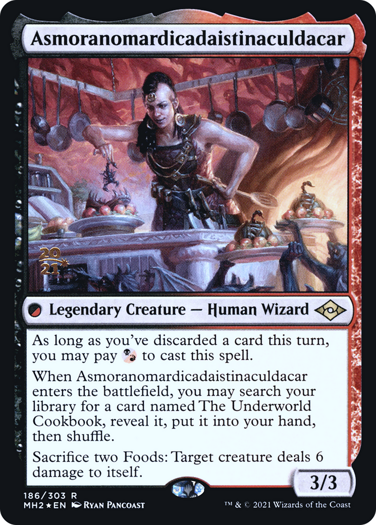 Asmoranomardicadaistinaculdacar (PRE-186) [Modern Horizons 2 Promos] Foil MTG Single Wizards of the Coast