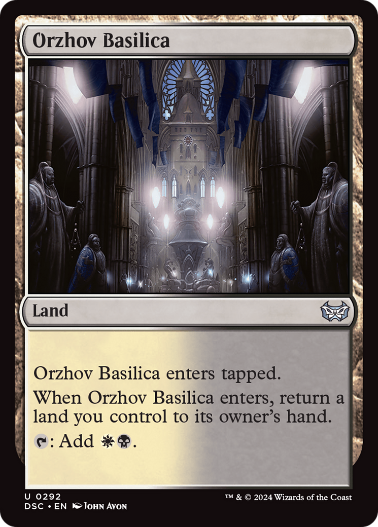 Orzhov Basilica (DSC-292) [Duskmourn: House of Horror Commander] MTG Single Wizards of the Coast