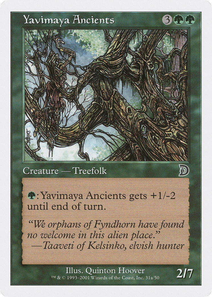 Yavimaya Ancients (31a) (DKM-31A) [Misc] Deckmasters MTG Single Wizards of the Coast