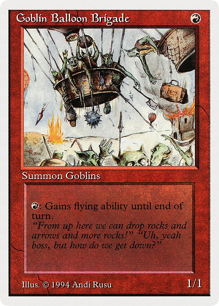 Goblin Balloon Brigade [Summer Magic / Edgar] MTG Single Magic: The Gathering