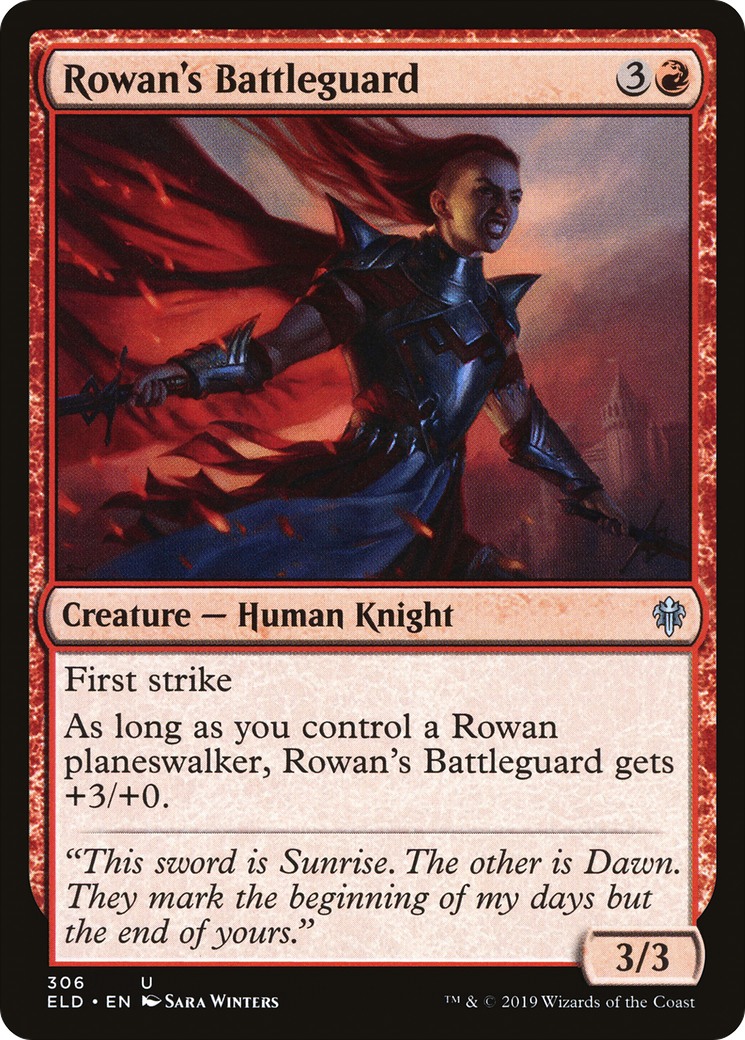 Rowan's Battleguard (ELD-306) [Throne of Eldraine] MTG Single Wizards of the Coast