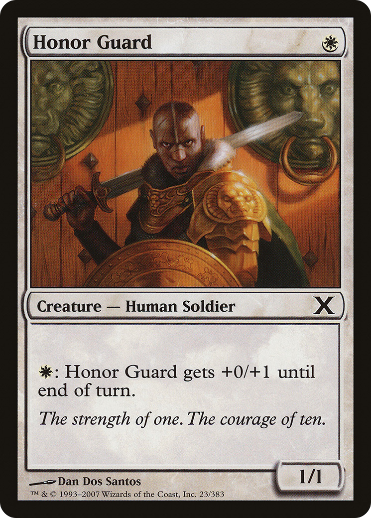 Honor Guard (10E-023) [Tenth Edition] Foil MTG Single Wizards of the Coast